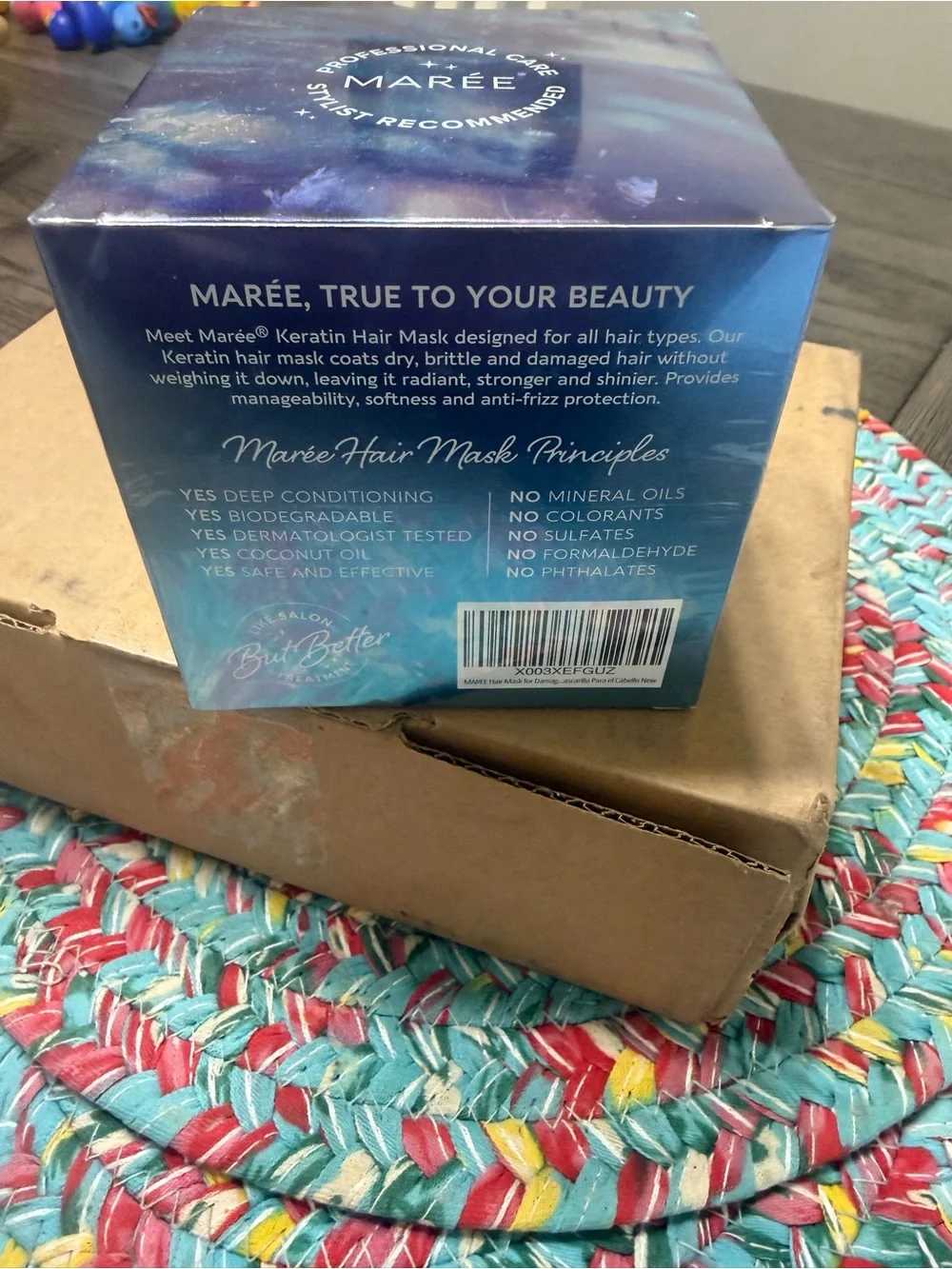 MARÉE Keratin Hair Mask Intensive Repair - Blue